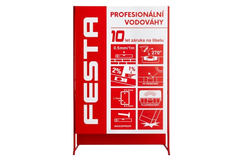 Stojan na vodováhy FESTA !OBJ!