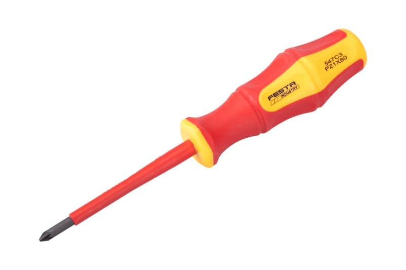 Šroubovák elektro FESTA CrV PZ 1x80mm VDE 1kV