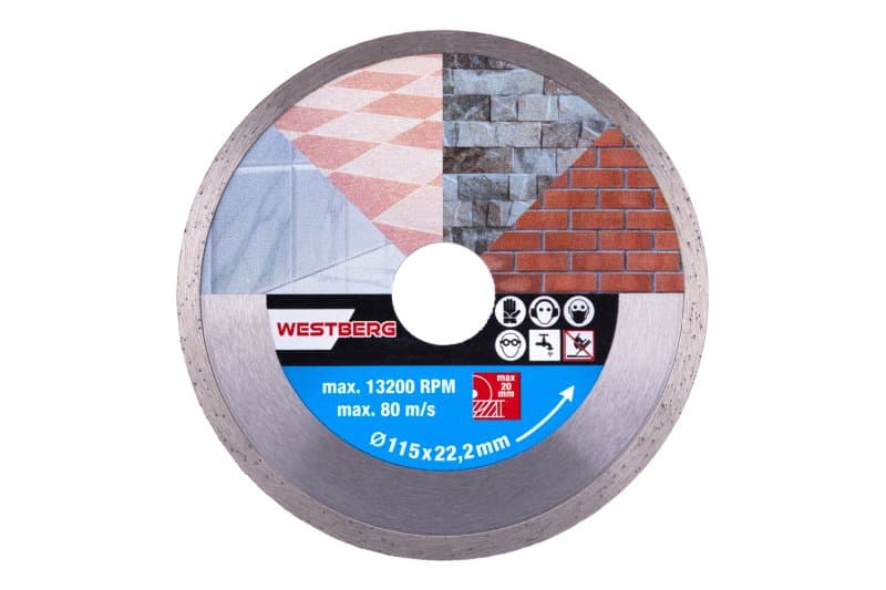 Kotouč diamantový WESTBERG115x1.8x22.2mm plný