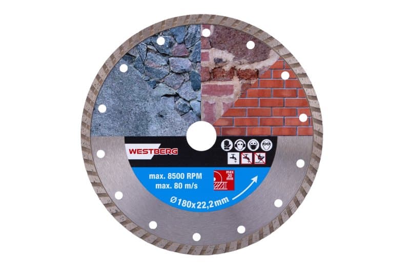 Kotouč diamantový WESTBERG 180x2.3x22.2mm TURBO
