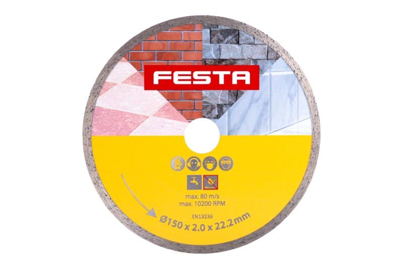 Kotouč diamantový FESTA plný 150x2.6x22.2mm