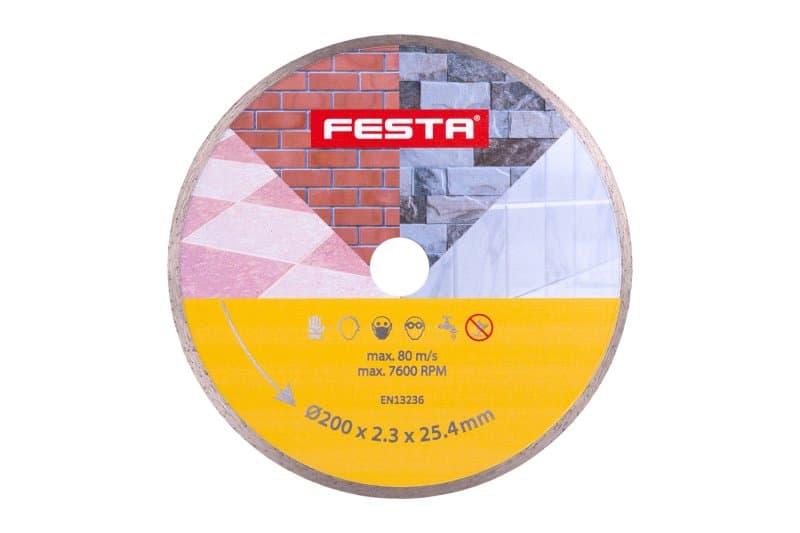 Kotouč diamantový FESTA plný 200x2.4x25.4mm