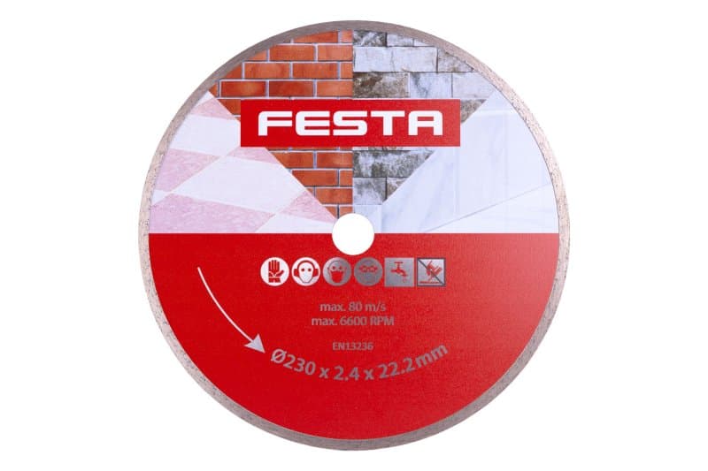 Kotouč diamantový FESTA plný 230x2.6x22.2mm
