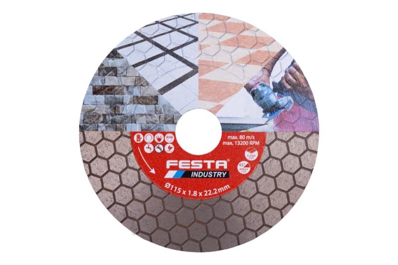 Kotouč diamantový FESTA INDUSTRY řezný 115x1.8x22.2mm