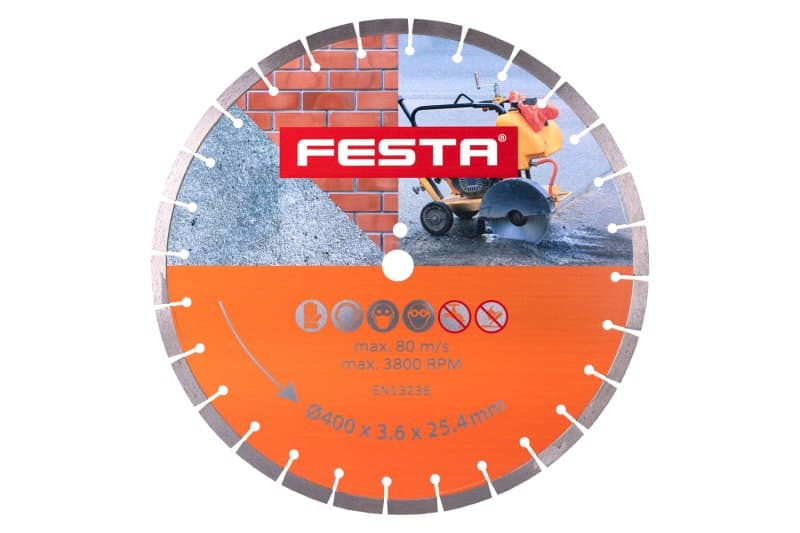 Kotouč diamantový FESTA segment 400x3.5x25.4mm