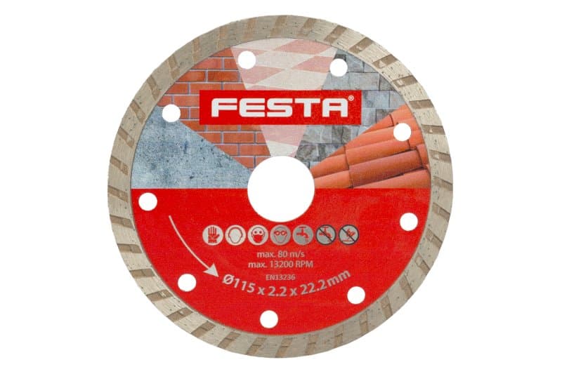 Kotouč diamantový FESTA TURBO 115x2.2x22.2mm