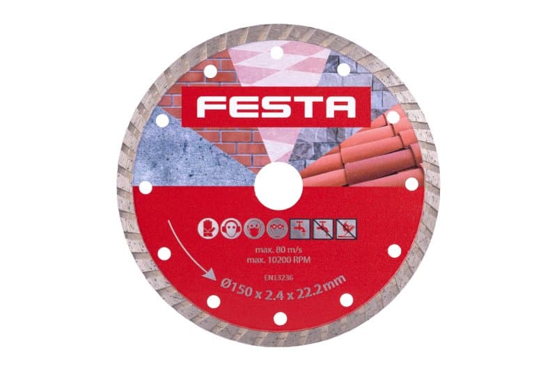 Kotouč diamantový FESTA TURBO 150x2.6x22.2mm