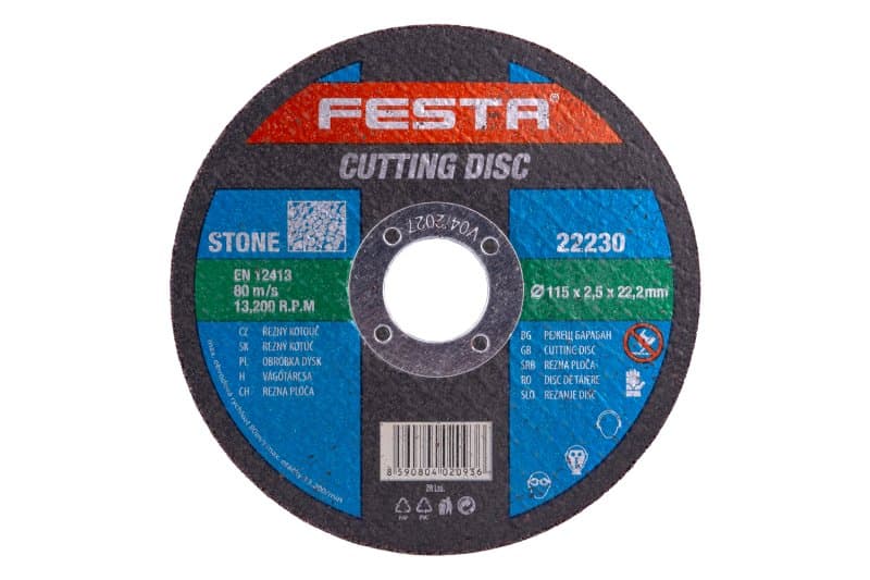 Kotouč řezný FESTA na kámen 115x2.5x22.2mm