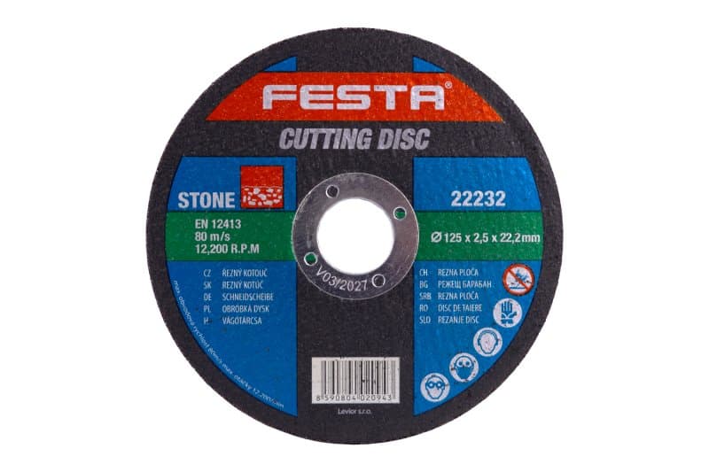 Kotouč řezný FESTA na kámen 125x2.5x22.2mm
