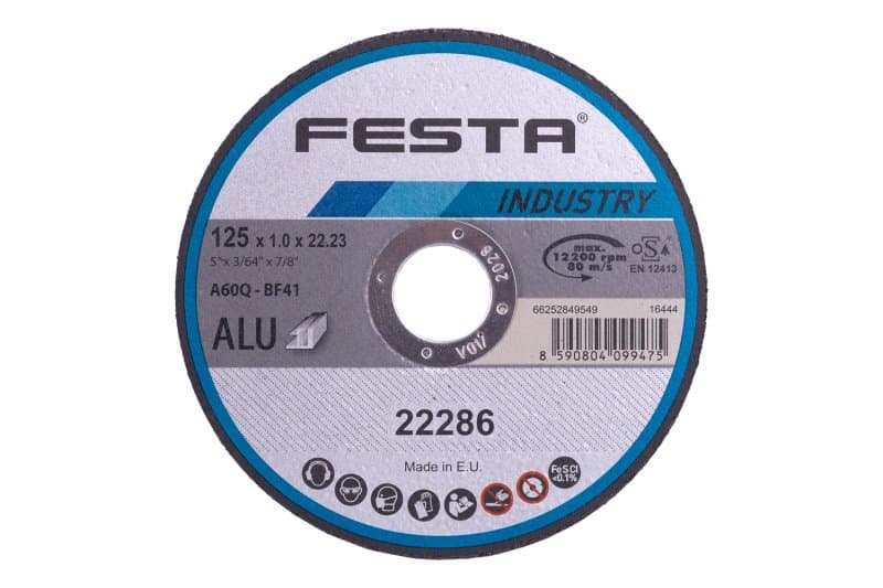 Kotouč řezný FESTA INDUSTRY na hliník 125x1x22.2mm