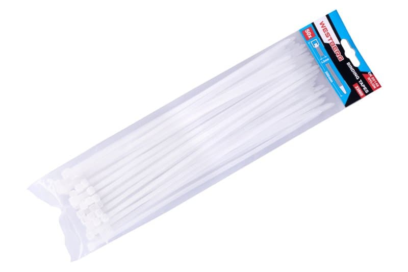 Pásky vázací WESTBERG 300x4.8mm 50ks bílé