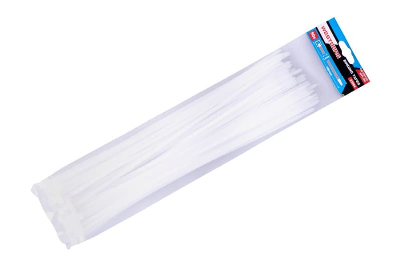Pásky vázací WESTBERG 400x4.8mm 50ks bílé