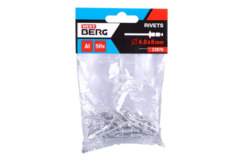 Nýty trhací WESTBERG ALU 4.0x8mm 50ks