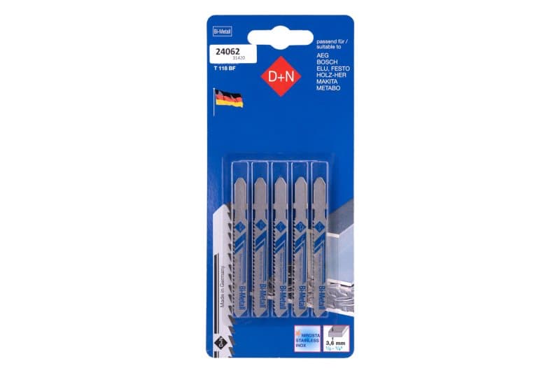 Plátky do přímočaré pily HSS 50/1mm 5ks 31420