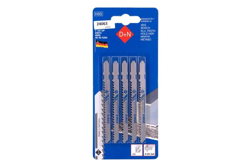 Plátky do přímočaré pily HSS 75/1mm 5ks 31430