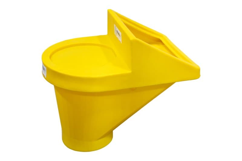 Násypka pro shozy stavební suti HDPE