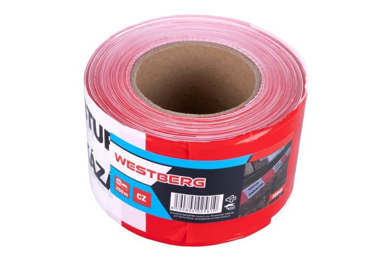 Páska varovací WESTBERG 80mmx250m VSTUP ZAKÁZÁN