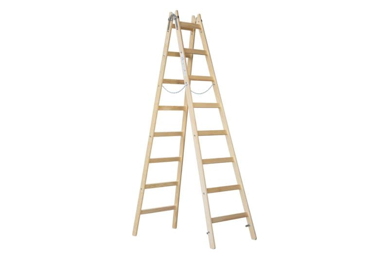 Štafle dřevěné 8 příček, L=2,43m