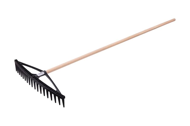 Hrábě plastové 58cm 16z s násadou 160cm