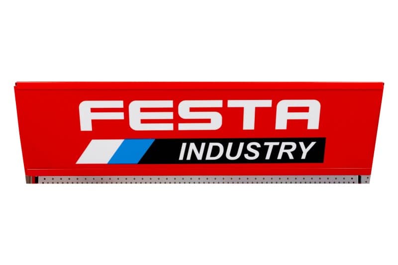 Světelný panel FESTA INDUSTRY červený 1m !OBJ!