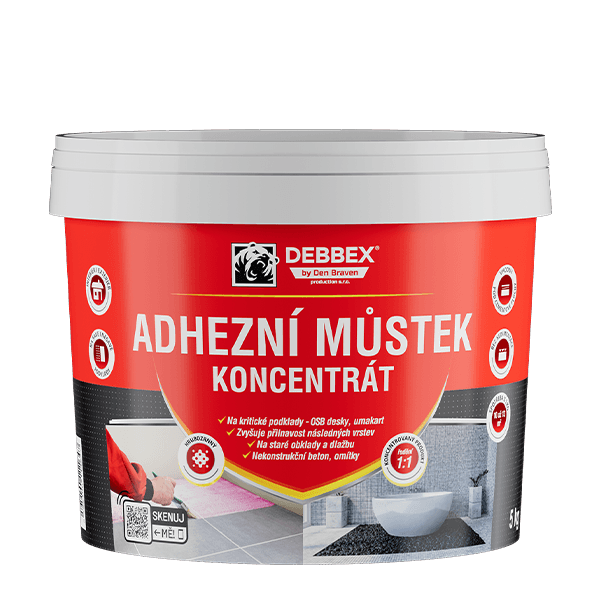 Adhezní můstek koncentrát 5 kg kbelík růžová