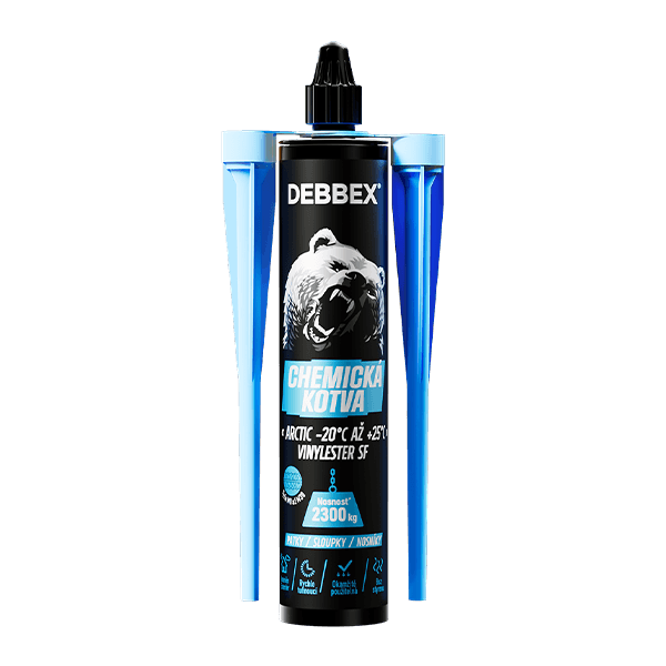 Chemická kotva ARCTIC SF 300 ml kartuše šedá