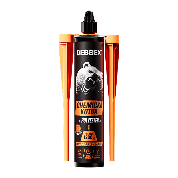 Chemická kotva POLYESTER S 300 ml kartuše šedá