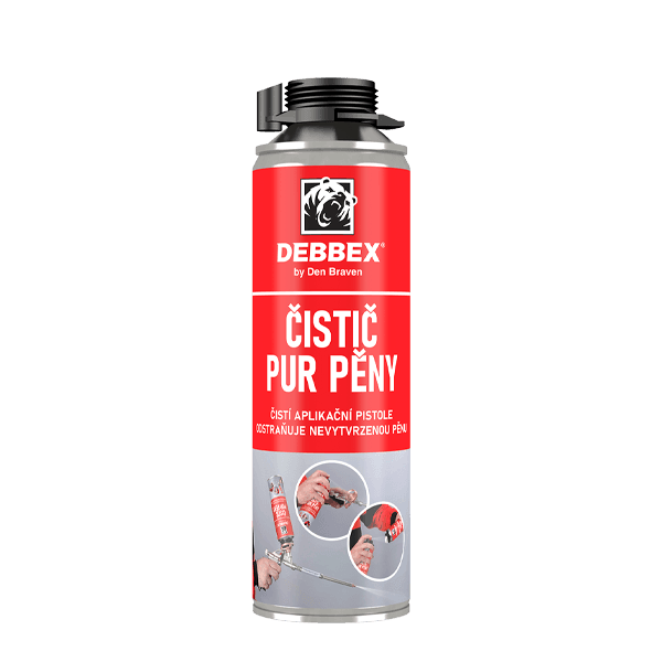 Čistič PUR pěny 500 ml dóza transparentní