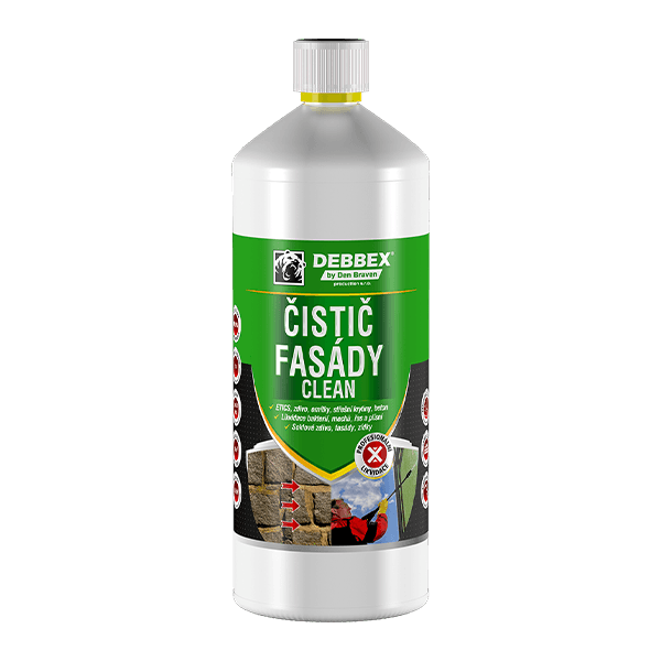 Čistič fasády CLEAN 1 l láhev