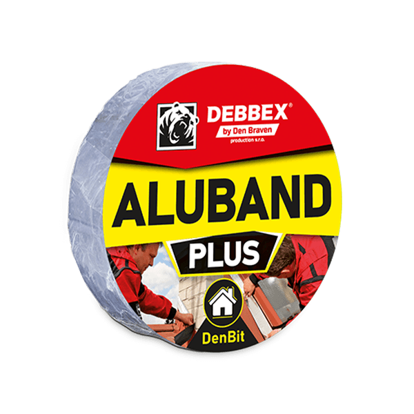 DenBit Aluband PLUS - Střešní bitumenový pás 100 mm, délka 10 m 10 m hliníková