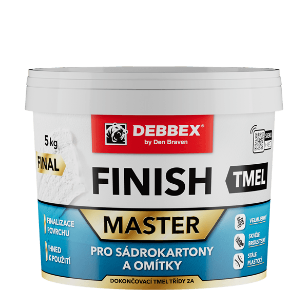 Finish tmel na sádrokartony 5 kg kbelík bílá