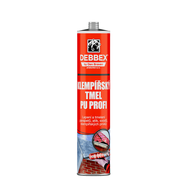 Klempířský tmel PU PROFI 300 ml kartuše šedá