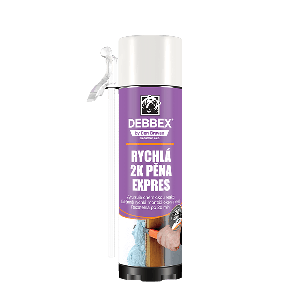 Rychlá 2K pěna EXPRES 400 ml trubičková dóza modrá