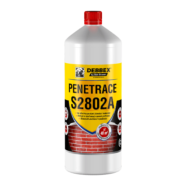 S2802A Penetrace stavebních podkladů 1 kg láhev mléčně bílá