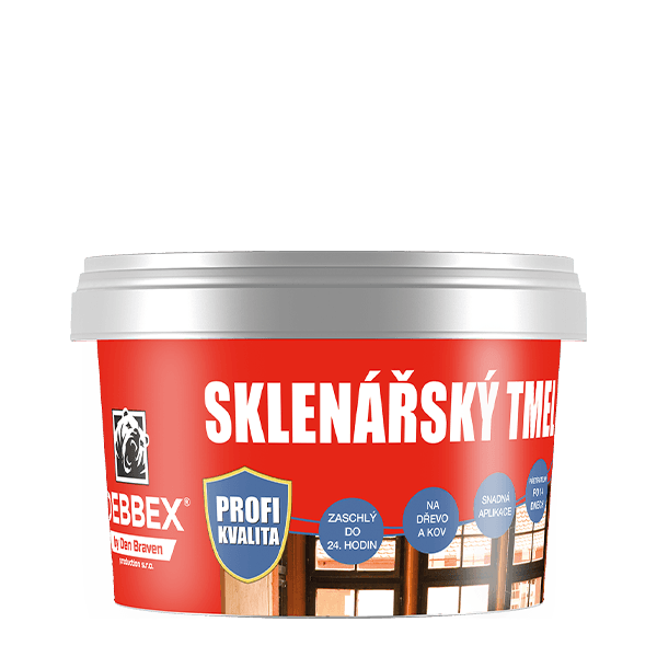 Sklenářský tmel 25 kg kbelík béžová