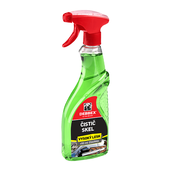 Čistič skel 450 + 50 ml láhev s rozprašovačem zelená