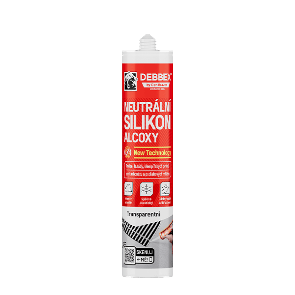 Neutrální silikon ALCOXY 280 ml kartuše transparentní