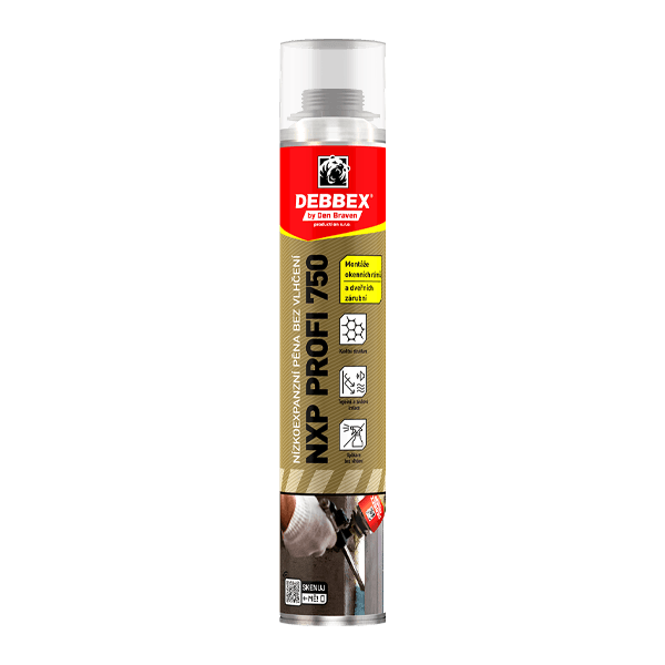 Nízkoexpanzní pěna bez vlhčení NXP PROFI 750 750 ml pistolová dóza světle modrá