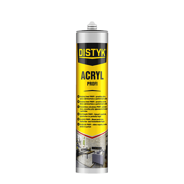 Akrylový tmel PROFI DISTYK Line 310 ml kartuše bílá
