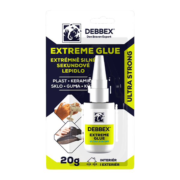 Extrémně silné sekundové lepidlo EXTREME GLUE 20 g dóza transparentní