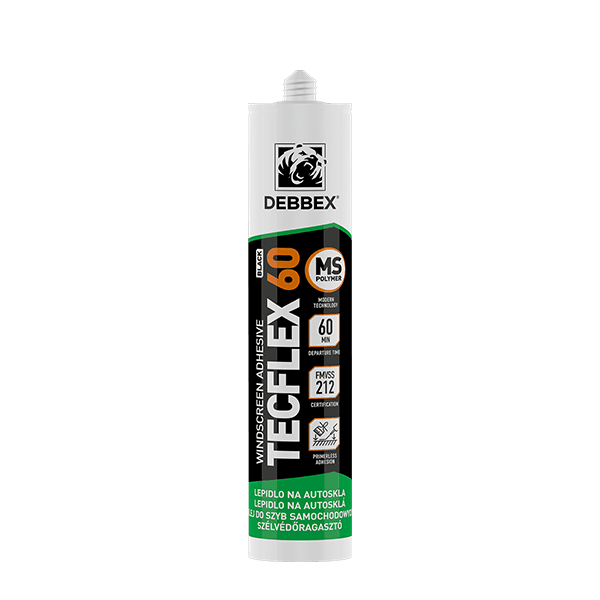 Lepidlo na autoskla TECFLEX 60 290 ml kartuše černá