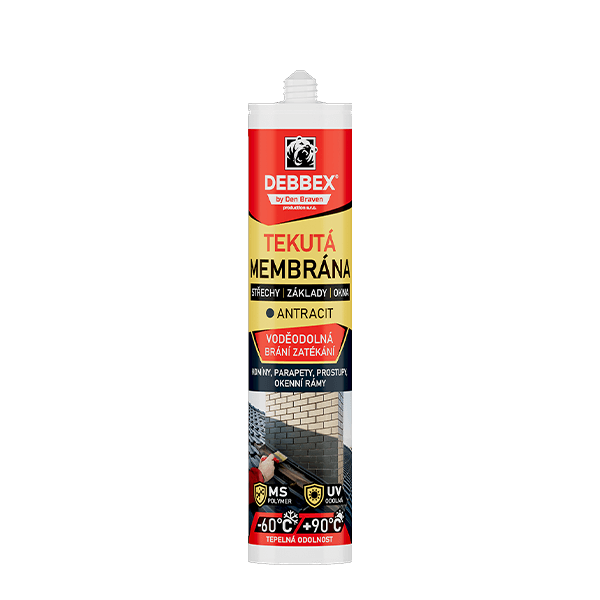 Tekutá membrána 290 ml kartuše antracitová šedá