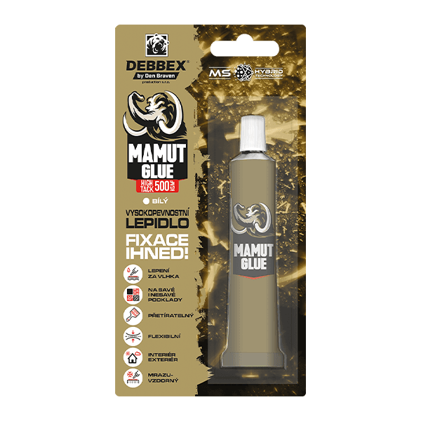 MAMUT GLUE High Tack 25 ml tuba v blistru bílá