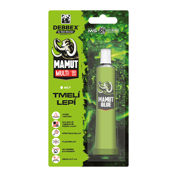 MAMUT GLUE Multi 25 ml tuba v blistru bílá