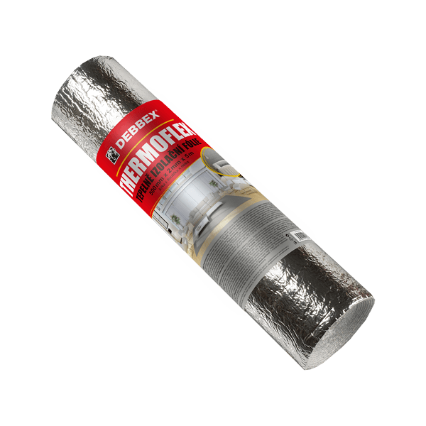 Tepelně izolační fólie THERMOFLEX 500 mm × 2 mm, délka 5 m 5 m2 hliníková