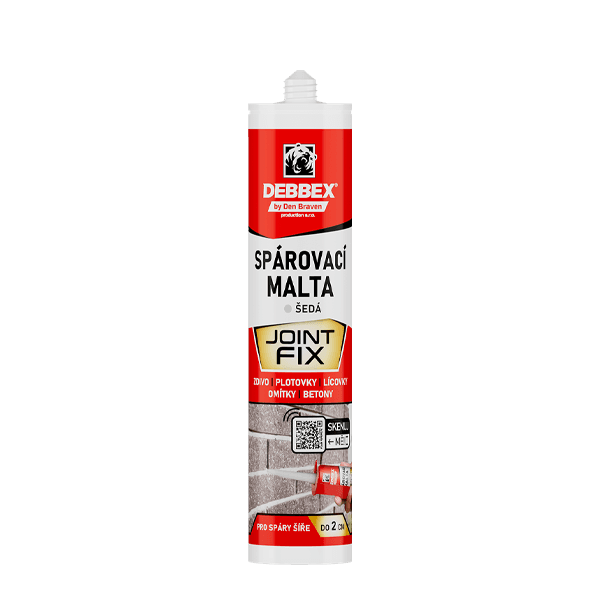 Spárovací malta JOINT FIX 280 ml kartuše šedá