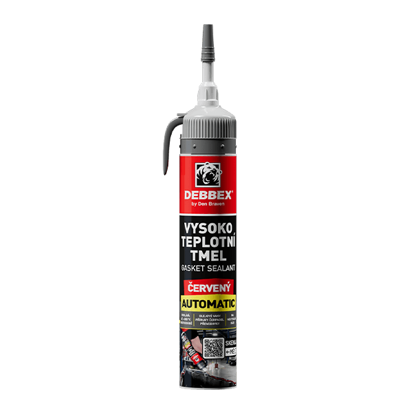 Vysokoteplotní tmel Gasket Sealant červený AUTOMATIC 200 ml kartuše AUTOMATIC červená