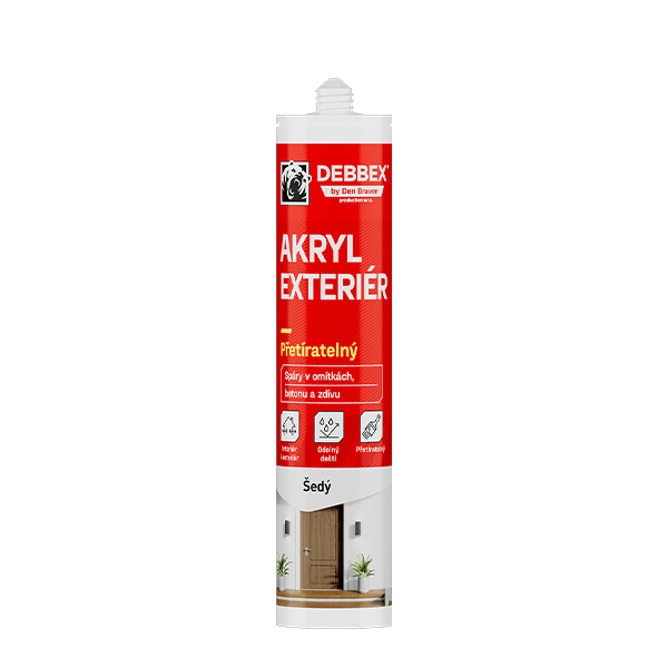 Akryl EXTERIÉR 280 ml kartuše šedá