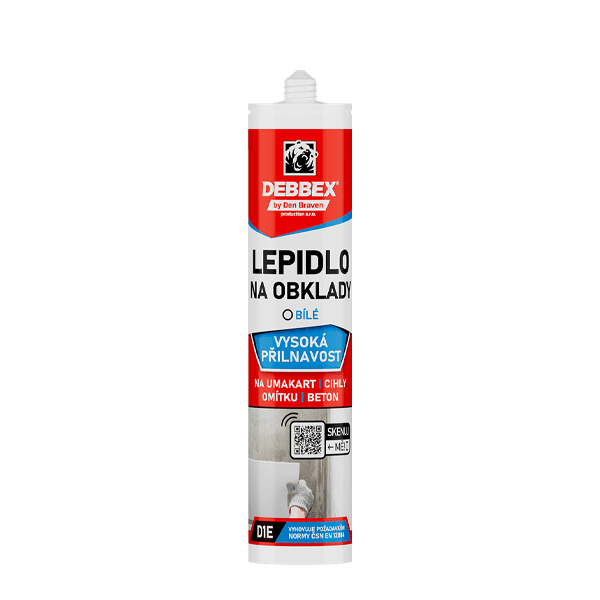 Lepidlo na obklady 280 ml kartuše bílá
