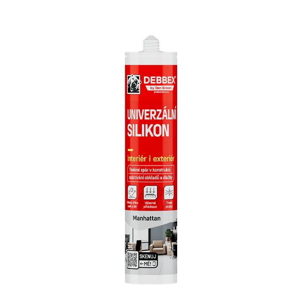 Univerzální silikon 280 ml kartuše šedá světlá - manhattan